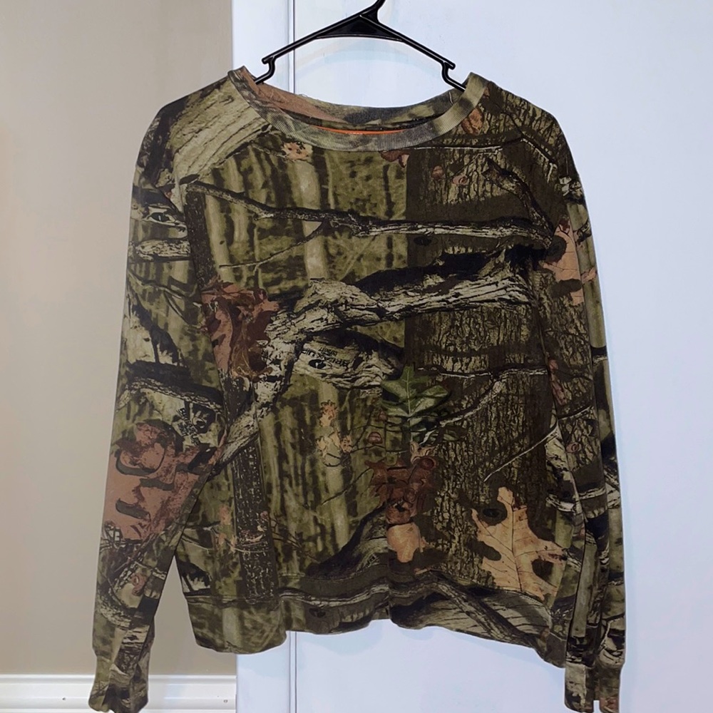 Camo crew neck